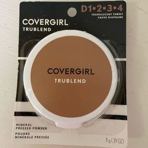 NWT! Covergirl Trublend D1-2-3-4 Translucent Tawny pressed powder